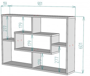 Полка S40 (Белый) в Артёмовском - artyomovskij.mebel-e96.ru