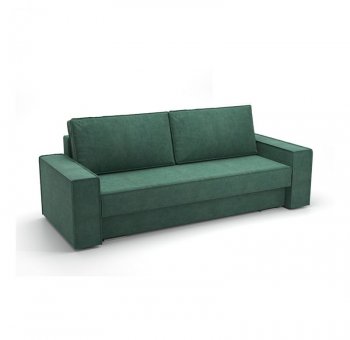 Диван-кровать Прага (велюр Ультра Форест (зеленый)) (Софт) в Артёмовском - artyomovskij.mebel-e96.ru