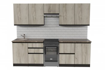 Кухонный гарнитур Равенна мега 2500 мм (Герда) в Артёмовском - artyomovskij.mebel-e96.ru
