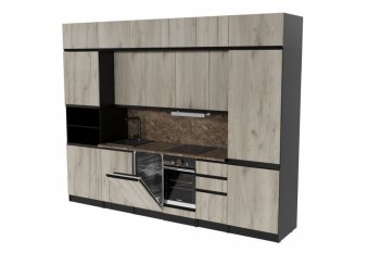 Кухонный гарнитур Равенна люкс 3000 мм (Герда) в Артёмовском - artyomovskij.mebel-e96.ru