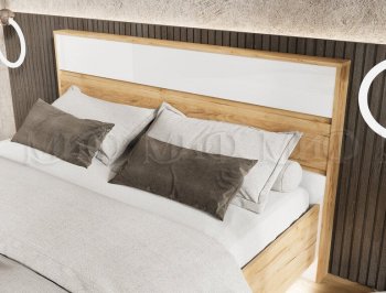 Спальный гарнитур Роджина крафт/белый, модульный (Миф) в Артёмовском - artyomovskij.mebel-e96.ru