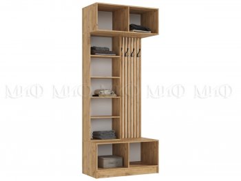 Прихожая Роджина крафт/изумруд, модульная (Миф) в Артёмовском - artyomovskij.mebel-e96.ru