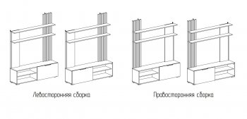 Стенка Роджина крафт/белый гл. (Миф) в Артёмовском - artyomovskij.mebel-e96.ru