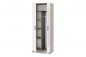 Спальный гарнитур Ронда модульный дуб крафт серый/белый (ИЦ) в Артёмовском - artyomovskij.mebel-e96.ru