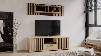 Рони Дуб вотан/Венге (Лин) в Артёмовском - artyomovskij.mebel-e96.ru