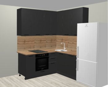 Кухонный гарнитур угловой 2000*1400 мм (Санвут) в Артёмовском - artyomovskij.mebel-e96.ru