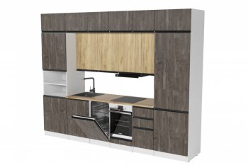 Кухонный гарнитур Сапфир 2 экстра 3000 мм (Герда) в Артёмовском - artyomovskij.mebel-e96.ru