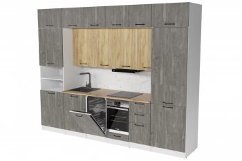 Кухонный гарнитур Сапфир 2 3000 мм (Герда) в Артёмовском - artyomovskij.mebel-e96.ru