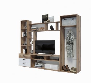 Стенка Крокус белый (Эра) в Артёмовском - artyomovskij.mebel-e96.ru