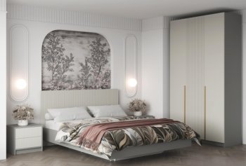 Кровать с подъемным механизмом МДФ КР-002 Селена (Стиль) в Артёмовском - artyomovskij.mebel-e96.ru