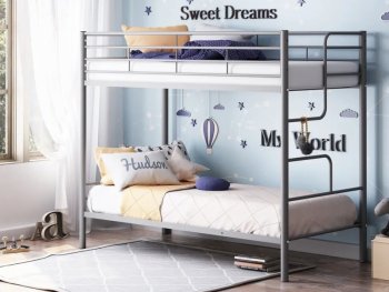 Кровать двухъярусная Севилья-4 Серый в Артёмовском - artyomovskij.mebel-e96.ru