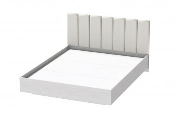 Кровать Шарм (арт.031), настил, экокожа Sontex Milk (Диал) в Артёмовском - artyomovskij.mebel-e96.ru