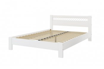 Кровать из массива Шейла белый античный (БМ) в Артёмовском - artyomovskij.mebel-e96.ru