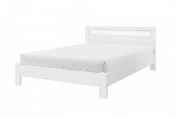 Кровать из массива Шейла белый античный (БМ) в Артёмовском - artyomovskij.mebel-e96.ru