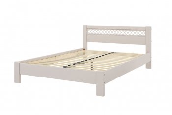 Кровать из массива Шейла льняной (БМ) в Артёмовском - artyomovskij.mebel-e96.ru