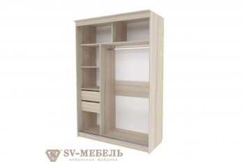 Шкаф-купе №25 1500 мм (СВ) в Артёмовском - artyomovskij.mebel-e96.ru