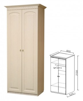 Шкаф 2-х дверный для платья Визит-15 в Артёмовском - artyomovskij.mebel-e96.ru