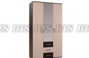 Шкаф 3-х створчатый Белла 1200 мм (БТС) в Артёмовском - artyomovskij.mebel-e96.ru