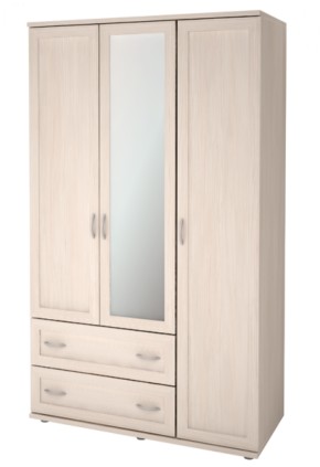Шкаф для одежды 3-х дверный Ника-Люкс 18 в Артёмовском - artyomovskij.mebel-e96.ru