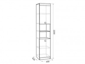 Шкаф комбинированный Энерджи (450) в Артёмовском - artyomovskij.mebel-e96.ru