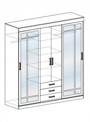 Шкаф-купе Лидер 2К 1700 мм (СтендМ) в Артёмовском - artyomovskij.mebel-e96.ru