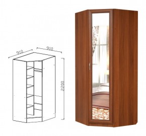 Шкаф угловой с зеркалом Ивушка-7 в Артёмовском - artyomovskij.mebel-e96.ru