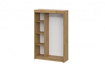 Шкаф-купе ШКП-7 1300 мм ясень анкор (СВ) в Артёмовском - artyomovskij.mebel-e96.ru