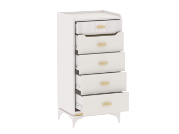 Комод высокий Сиде Белый (СБК) в Артёмовском - artyomovskij.mebel-e96.ru