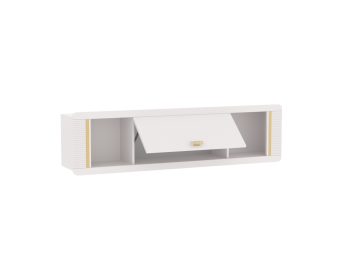 Шкаф навесной Сиде Белый (СБК) в Артёмовском - artyomovskij.mebel-e96.ru