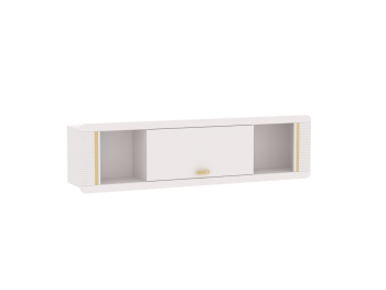 Шкаф навесной Сиде Белый (СБК) в Артёмовском - artyomovskij.mebel-e96.ru