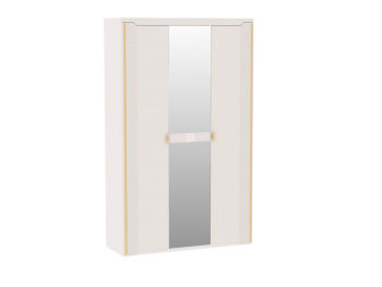 Шкаф 1400 мм 3-дверный Сиде Белый (СБК) в Артёмовском - artyomovskij.mebel-e96.ru