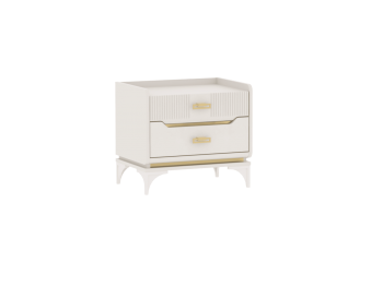 Тумба прикроватная Сиде Белый (СБК) в Артёмовском - artyomovskij.mebel-e96.ru