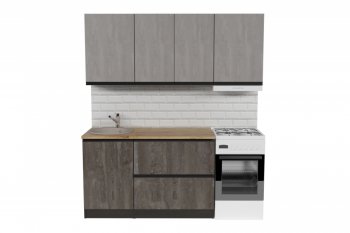 Кухонный гарнитур Симфония макси 1800 мм (Герда) в Артёмовском - artyomovskij.mebel-e96.ru