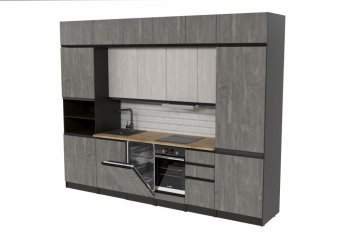 Кухонный гарнитур Симфония люкс 3000 мм (Герда) в Артёмовском - artyomovskij.mebel-e96.ru