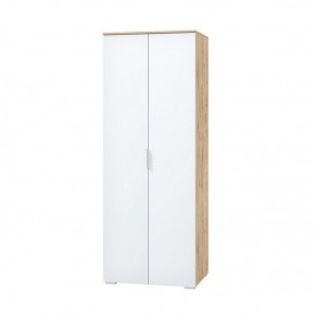 Шкаф для одежды 2х дверный 800 мм Сканди белый (МЛК) в Артёмовском - artyomovskij.mebel-e96.ru | фото