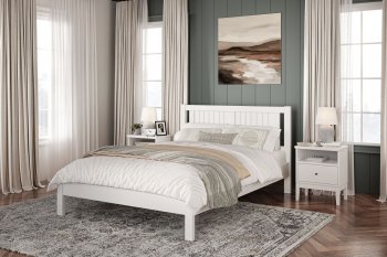 Кровать из массива Сканди белый античный (БМ) в Артёмовском - artyomovskij.mebel-e96.ru