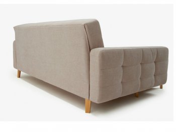 Диван угловой Скандинавия Лайт левый, велюр Мегаполис 15 (бежевый) (Аврора) в Артёмовском - artyomovskij.mebel-e96.ru