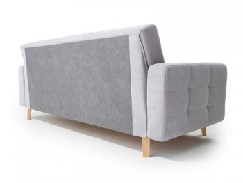 Диван угловой Скандинавия Лайт левый, велюр Палермо смок (светло-серый) (Аврора) в Артёмовском - artyomovskij.mebel-e96.ru