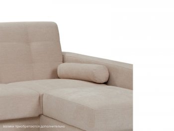 Диван угловой Скандинавия Лайт левый, велюр Мегаполис 15 (бежевый) (Аврора) в Артёмовском - artyomovskij.mebel-e96.ru