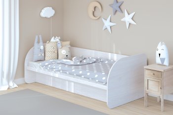 Кровать с подъемным механизмом Сказка, ясень (Зарон) в Артёмовском - artyomovskij.mebel-e96.ru