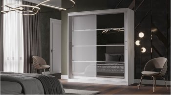 Шкаф-купе 2000 мм Соната Анкор светлый (Лин) в Артёмовском - artyomovskij.mebel-e96.ru