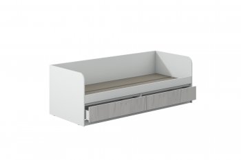 Кровать Соната 900 белый/крафт белый (Зарон) в Артёмовском - artyomovskij.mebel-e96.ru