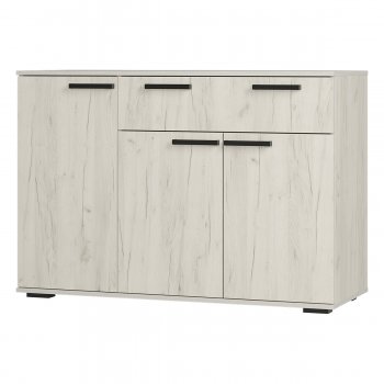 Комод Стандарт 4 NEW крафт белый (БТС) в Артёмовском - artyomovskij.mebel-e96.ru