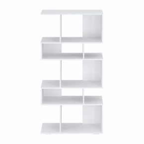 Стеллаж открытый 900 Париж Белый тиснение в Артёмовском - artyomovskij.mebel-e96.ru