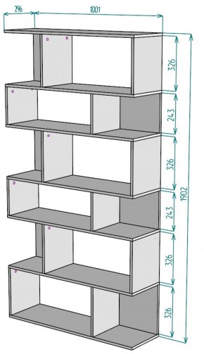 Стеллаж S10 (ДВ) в Артёмовском - artyomovskij.mebel-e96.ru