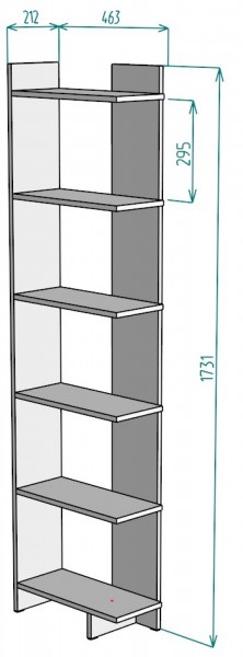 Стеллаж S4 (ДСС) в Артёмовском - artyomovskij.mebel-e96.ru