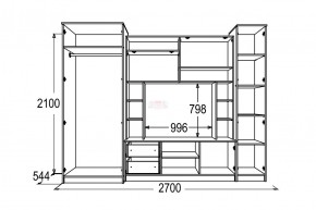 Стенка Александра 10 в Артёмовском - artyomovskij.mebel-e96.ru