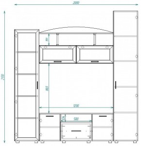 Стенка ТВА-14 в Артёмовском - artyomovskij.mebel-e96.ru