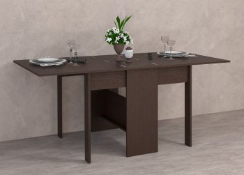 Стол-книжка ЛДСП Венге (Диал) в Артёмовском - artyomovskij.mebel-e96.ru