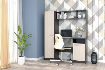 Компьютерный стол (Уголок письменный) №11 (Зарон) в Артёмовском - artyomovskij.mebel-e96.ru